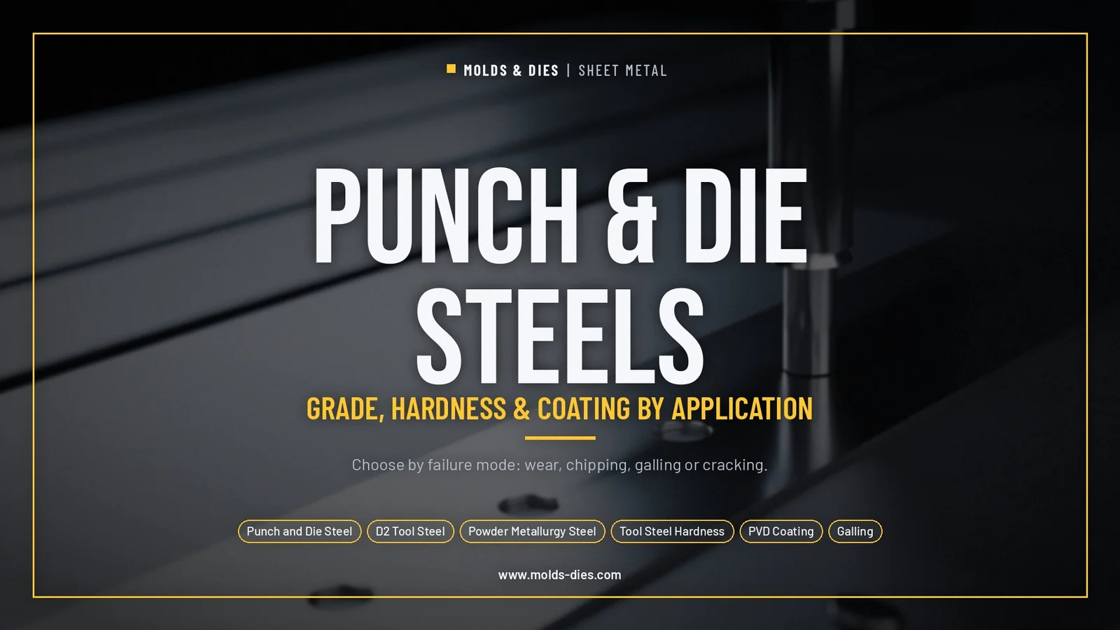 Punch and Die Steels: Grade, Hardness and Coating by Application