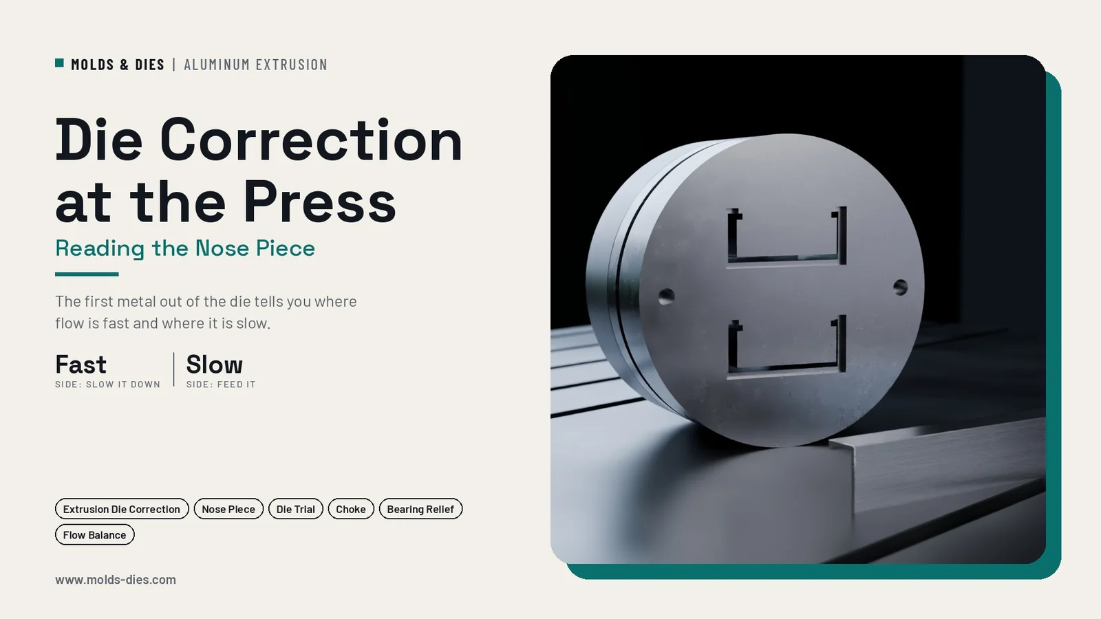 Die Correction at the Press: Reading the Nose Piece