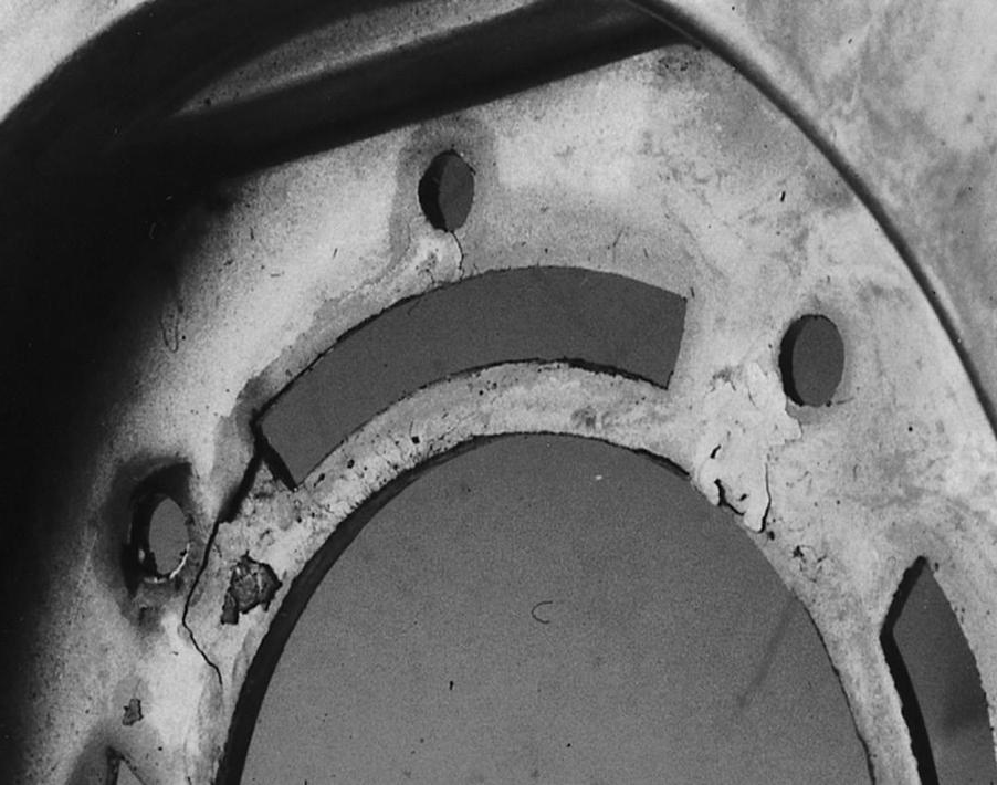 These laminations were caused from the die blowing or flexing.