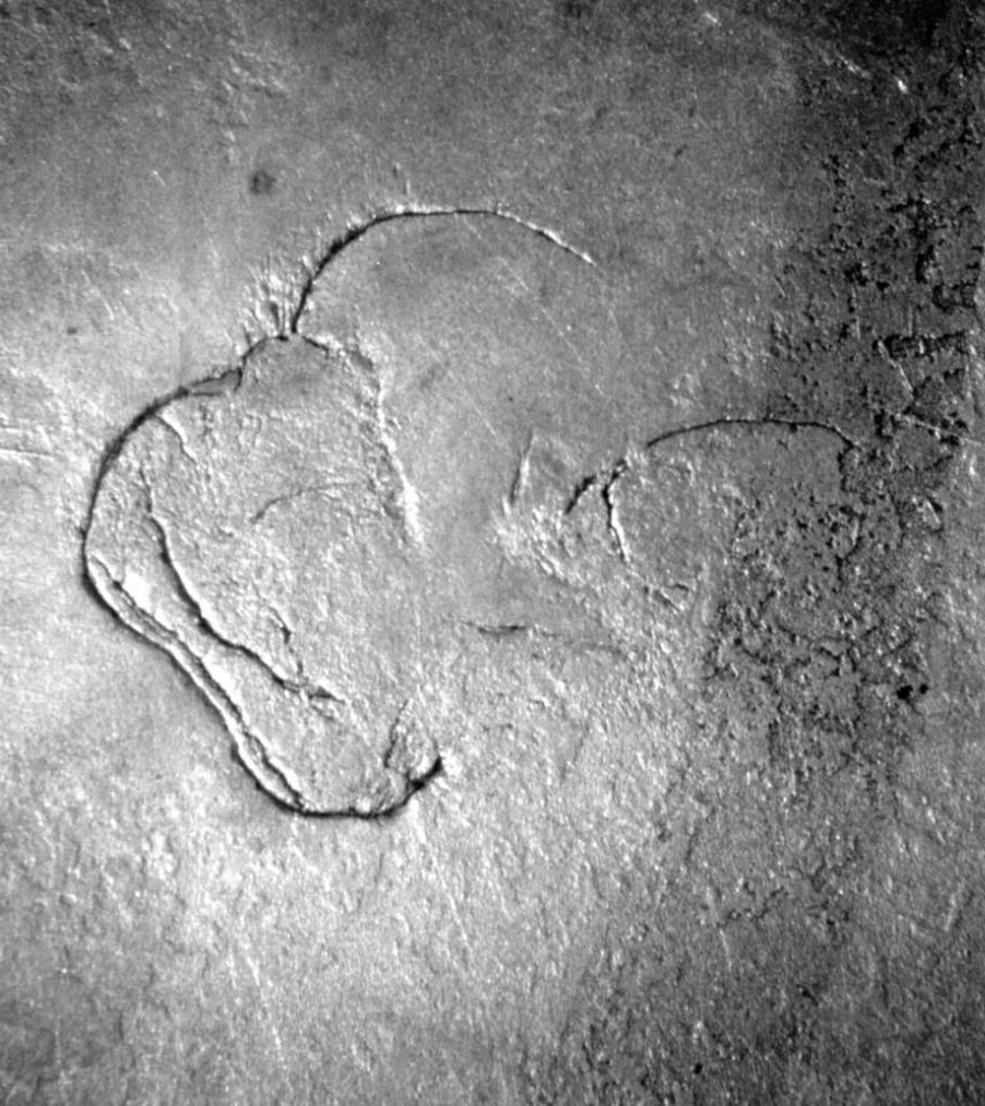 Typical surface defect (cold flow)
